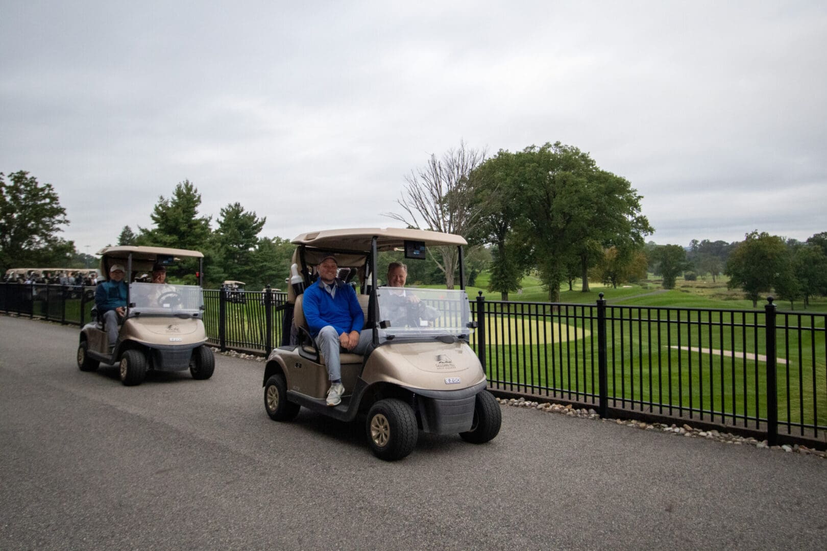 2 golf carts
