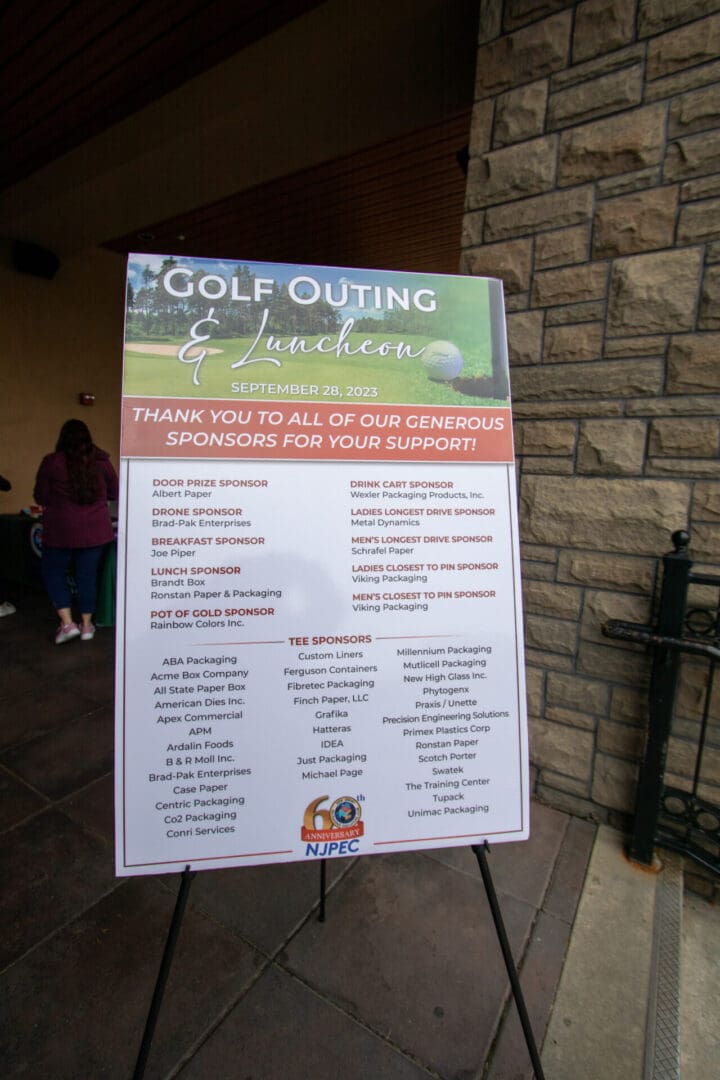 golf outing and luncheon